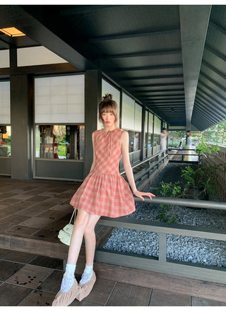 plaid Top dress