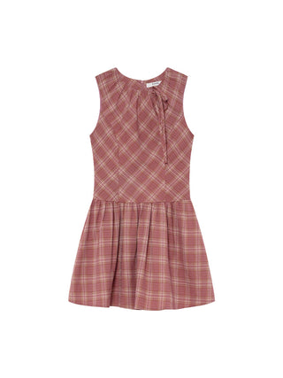 plaid Top dress