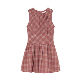 plaid Top dress