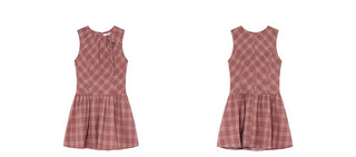 plaid Top dress