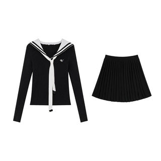 pleated dress set