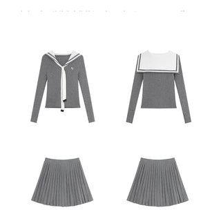pleated dress set