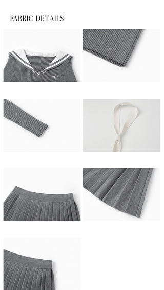 pleated dress set