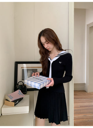 pleated dress set