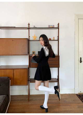 pleated dress set