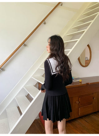pleated dress set
