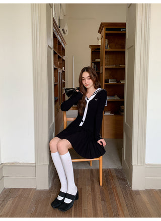 pleated dress set