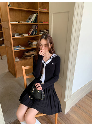 pleated dress set
