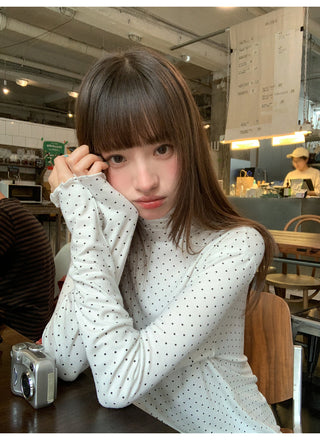 polka dot shirt