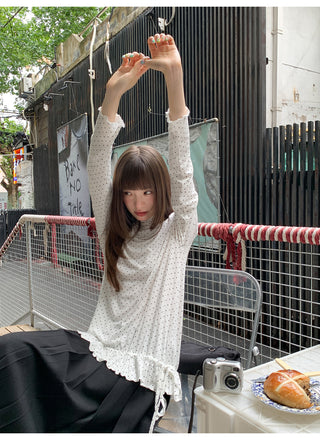 polka dot shirt