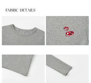bear embroidery Tops