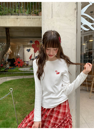 bear embroidery Tops