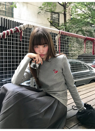 bear embroidery Tops