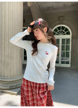 bear embroidery Tops