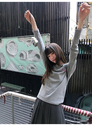 bear embroidery Tops