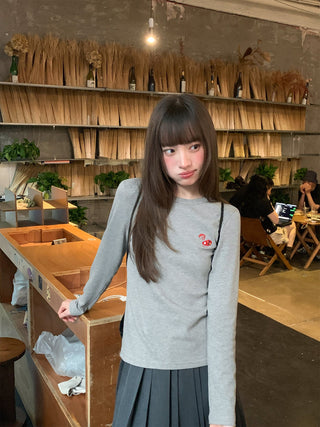 bear embroidery Tops