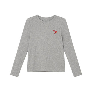bear embroidery Tops