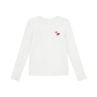 bear embroidery Tops