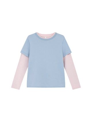 contrast two-piece Tops