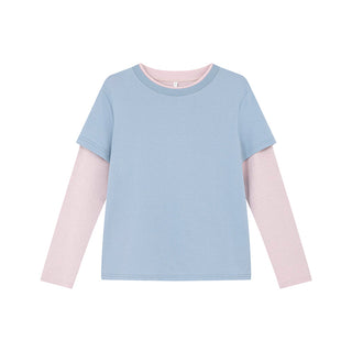 contrast two-piece Tops