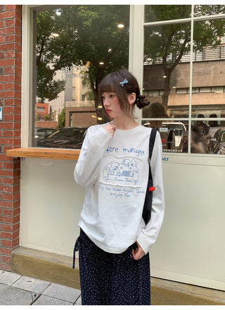 bear print Tops