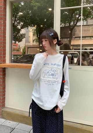 bear print Tops