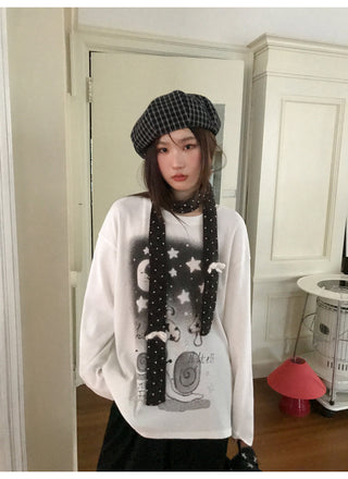 snail print Tops