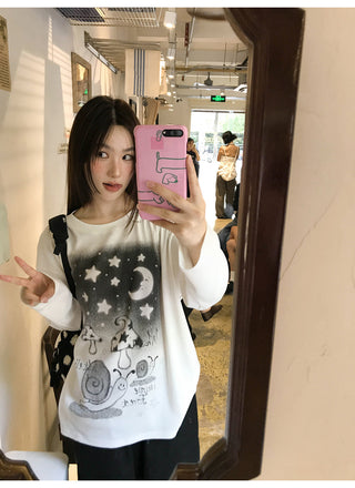 snail print Tops