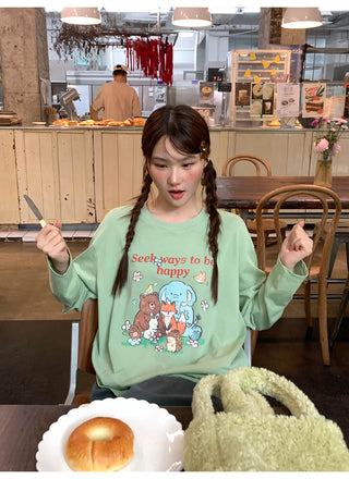 cartoon print Tops