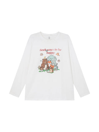 cartoon print Tops