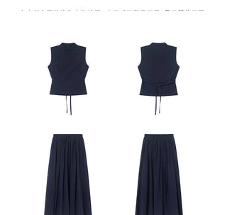 stand collar Tops suit