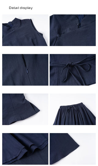 stand collar Tops suit