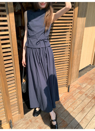 stand collar Tops suit