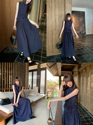 stand collar Tops suit