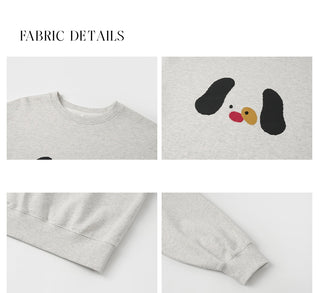 dog print sweater