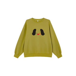 dog print sweater