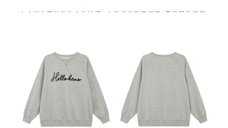 letter rope sweater