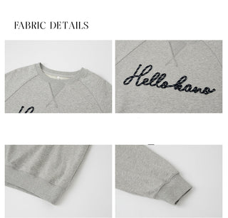 letter rope sweater