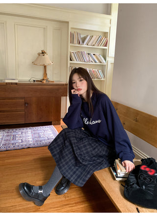 letter rope sweater