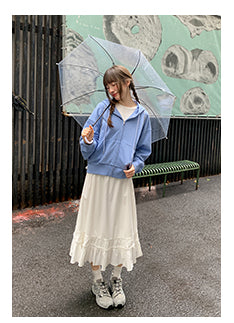 rhinestone hooded jacket