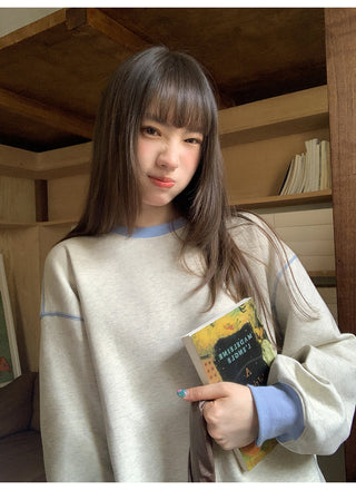 portrait print sweater