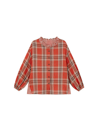 two-tone plaid shirt