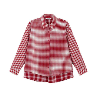 plaid two-piece shirt