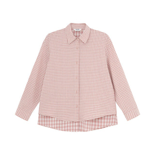 plaid two-piece shirt