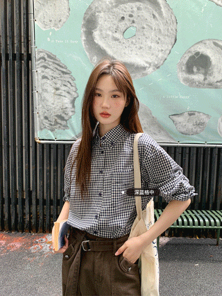retro plaid shirt
