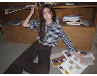 retro plaid shirt