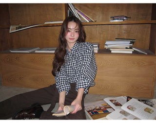 retro plaid shirt