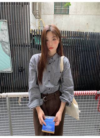 retro plaid shirt