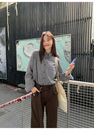 retro plaid shirt