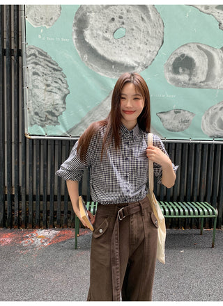 retro plaid shirt